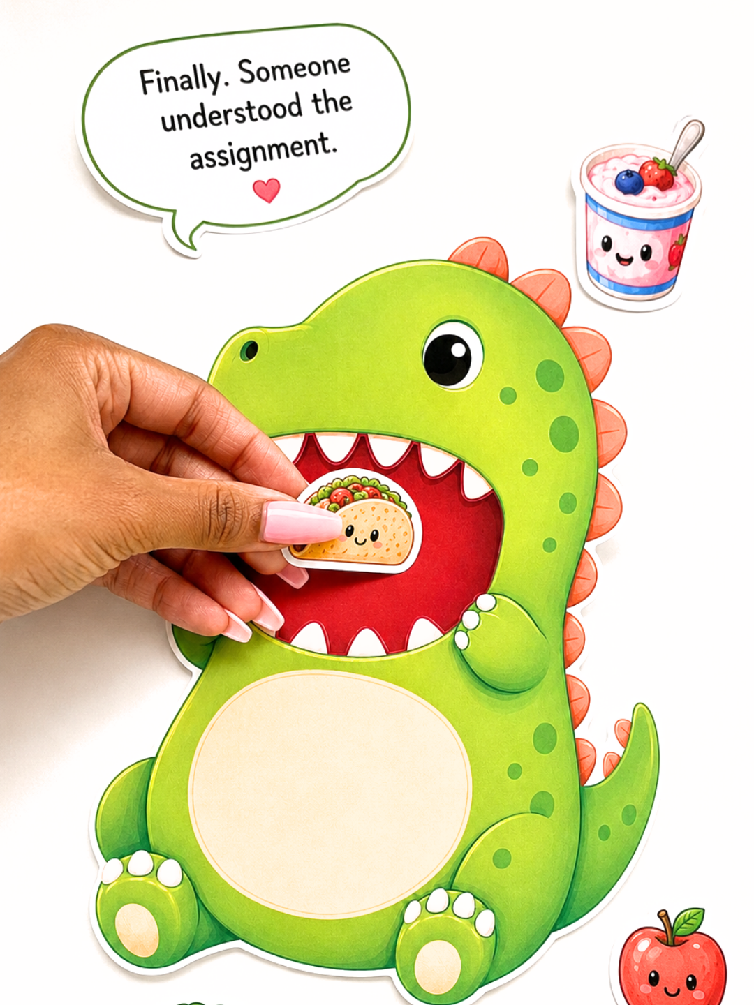 Feed the Dino | Printable Dinosaur Game for Toddlers & Preschoolers