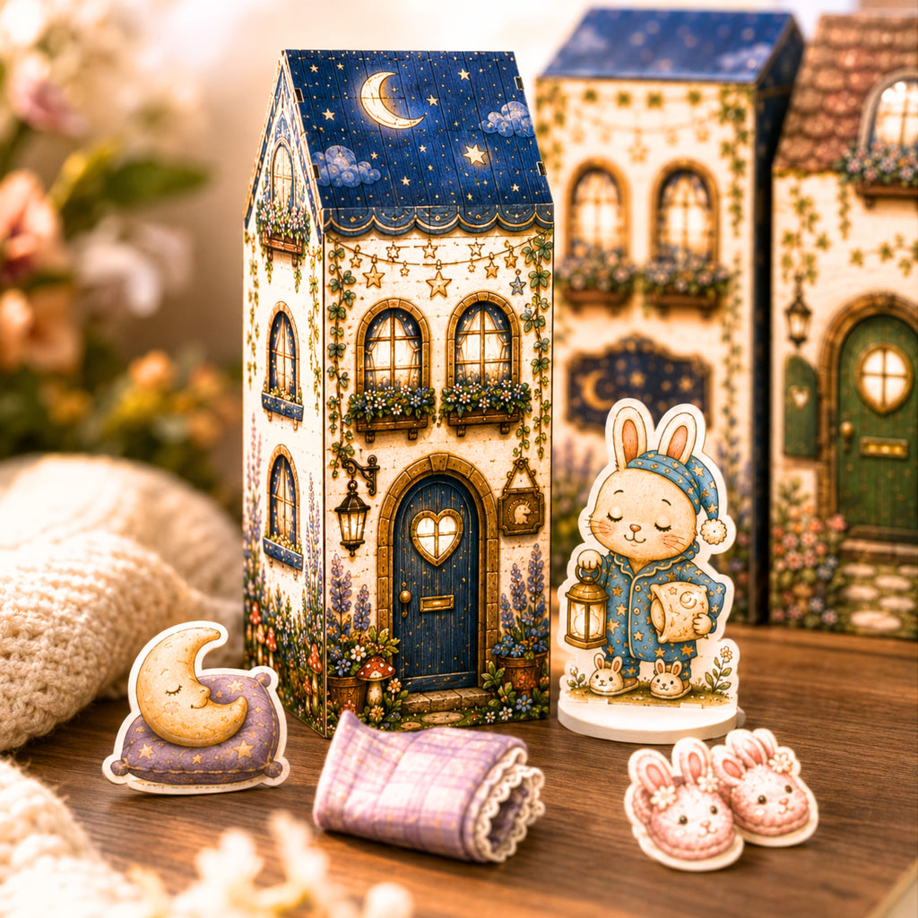 Cozy Pet Village | Printable Buildable Animal Village Play Set