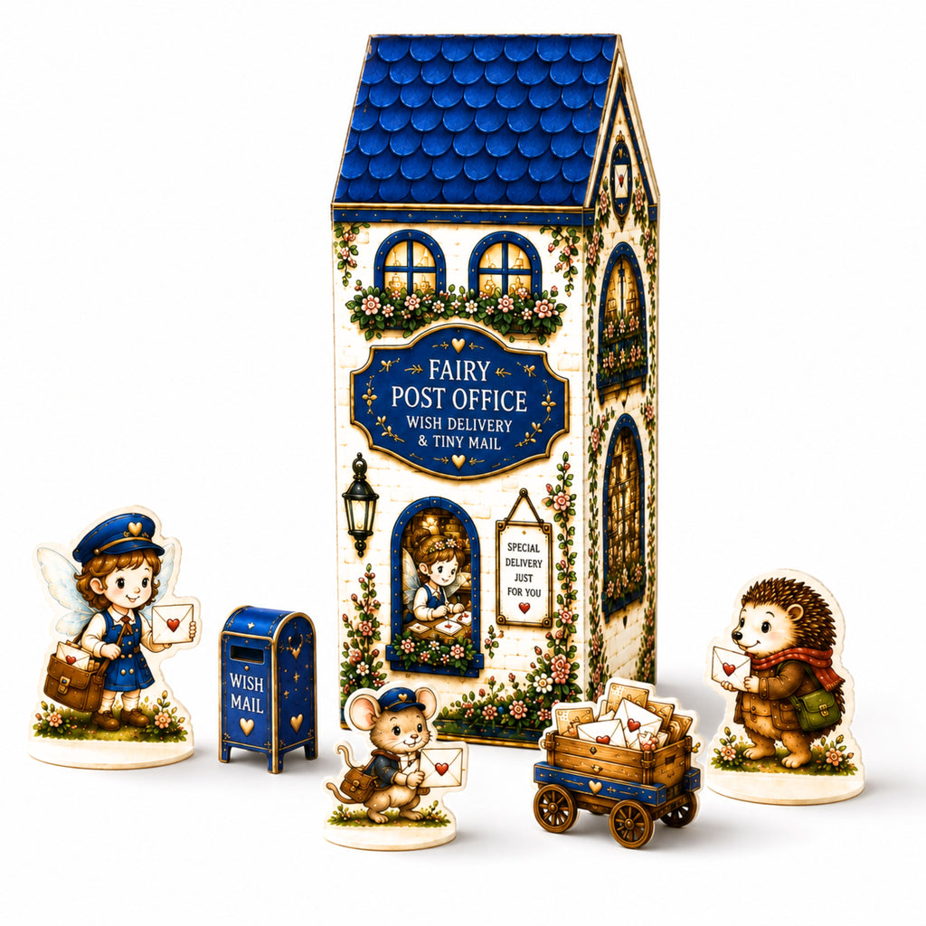 Tiny Fairy Post Office | Printable Fairy Village Playset