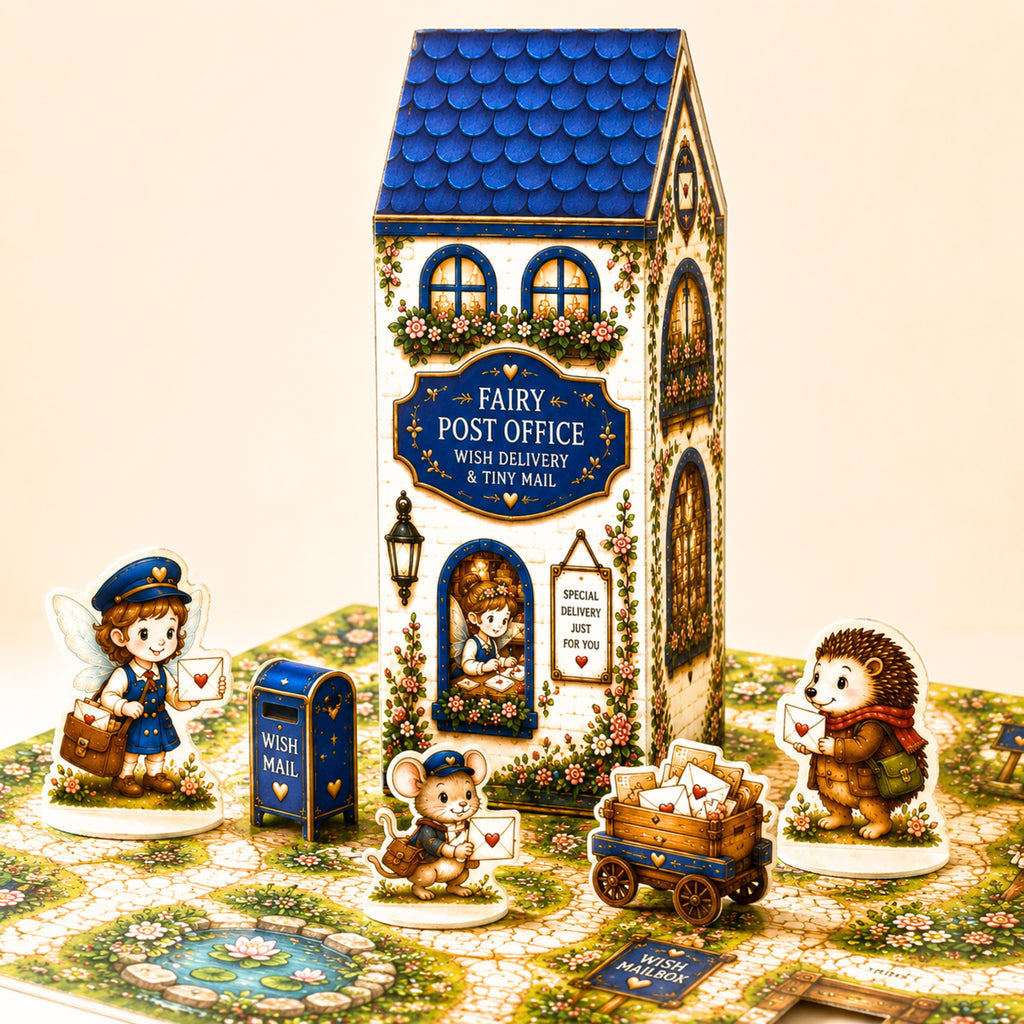 Tiny Fairy Post Office | Printable Fairy Village Playset