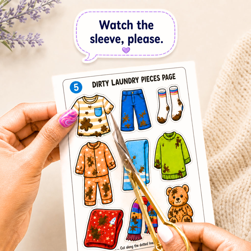 Bramblethimble Washday | Printable Laundry Game for Kids
