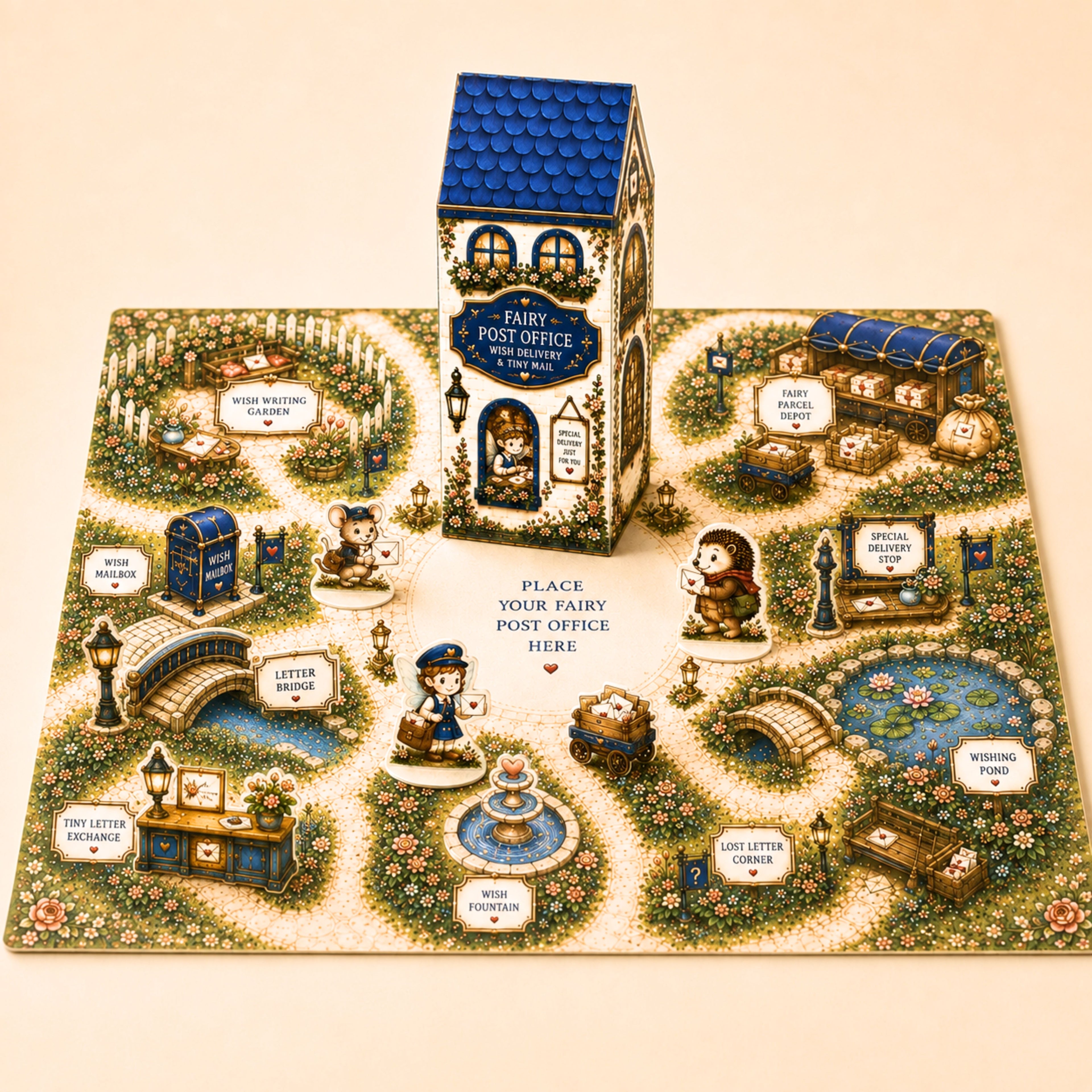 Tiny Fairy Post Office | Printable Fairy Village Playset
