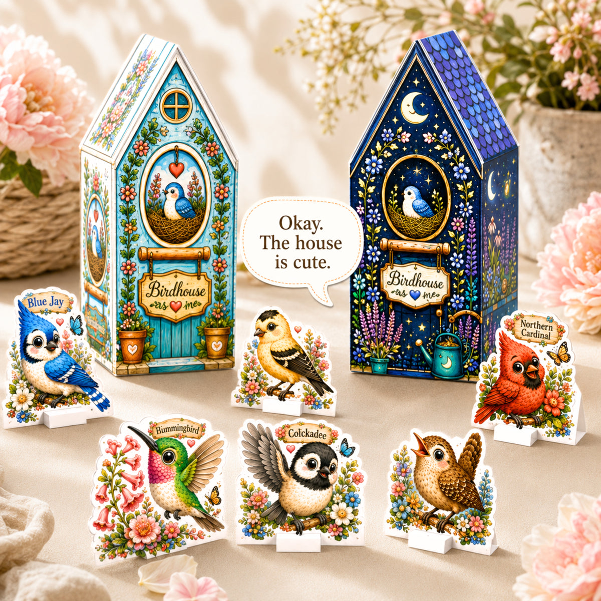 Backyard Bird Friends | Printable Bird Scavenger Hunt & Birdhouse Kit