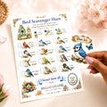 Backyard Bird Friends | Printable Bird Scavenger Hunt & Birdhouse Kit