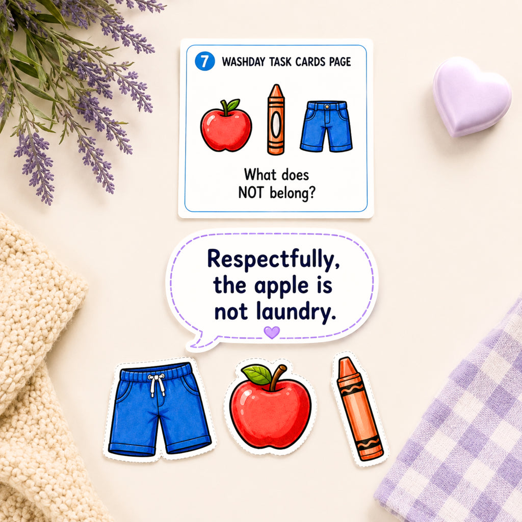 Bramblethimble Washday | Printable Laundry Game for Kids