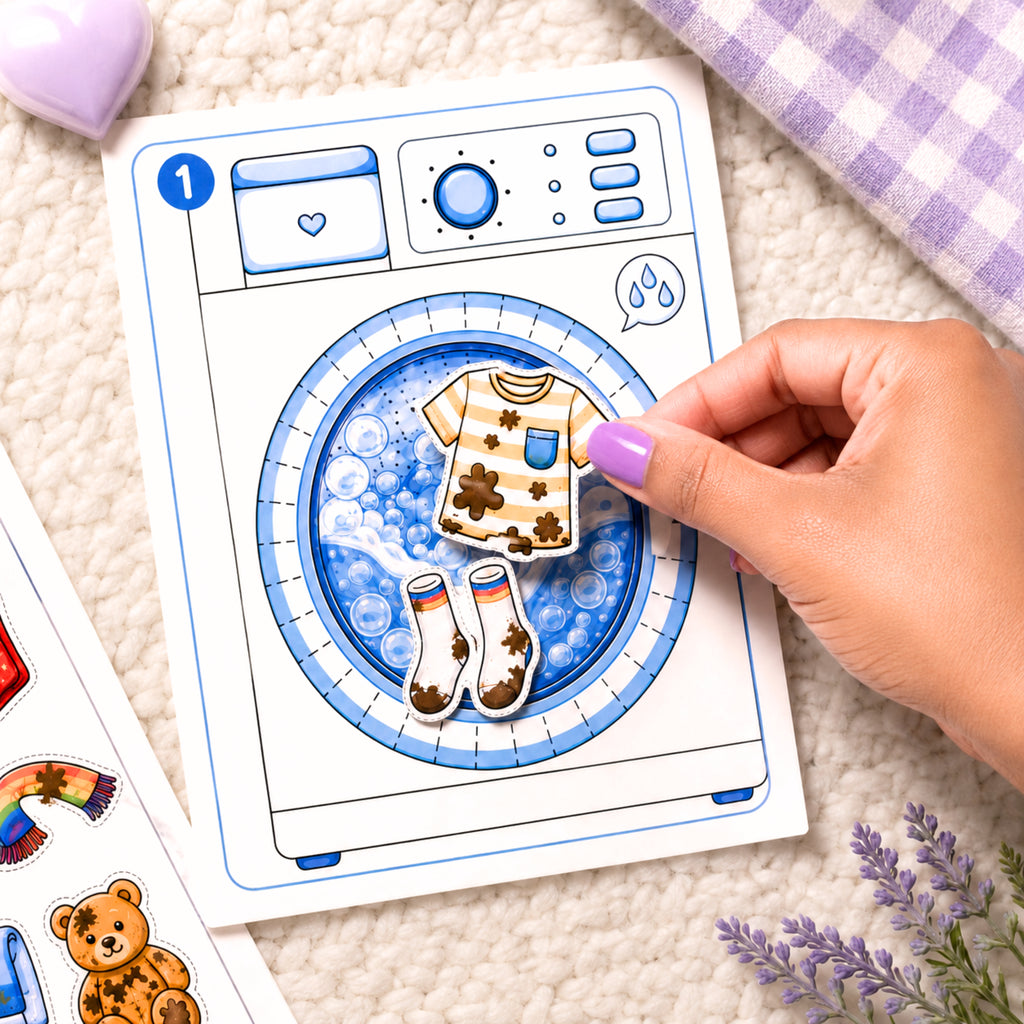 Bramblethimble Washday | Printable Laundry Game for Kids