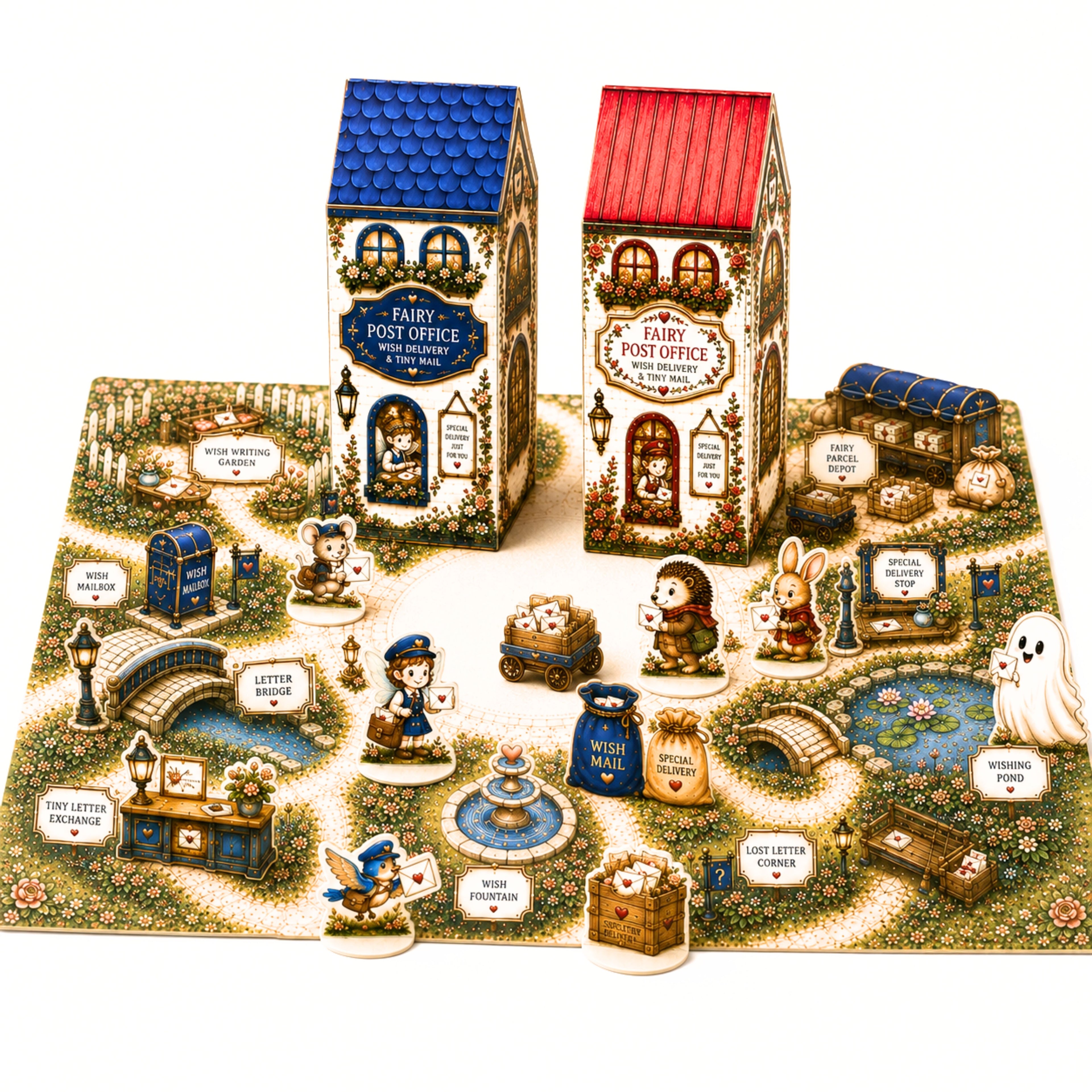 Tiny Fairy Post Office | Printable Fairy Village Playset